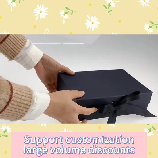 Китай Custom Складная картонная косметика Макияж Ювелирные изделия Одежда Магнитная бумага Подарочная упаковка Коробка для часов Свадебная вечеринка Фестиваль Подарочная упаковка